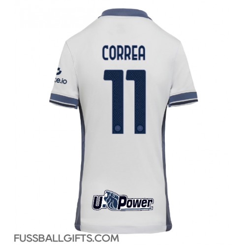 Inter Milan Joaquin Correa #11 Fußballbekleidung Auswärtstrikot Damen 2024-25 Kurzarm